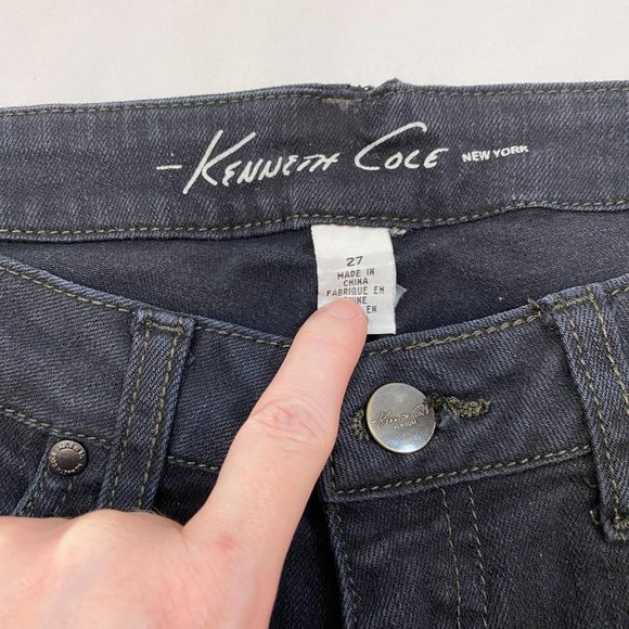 Kenneth Cole Black Straight Leg Jeans - Picture 5 of 8